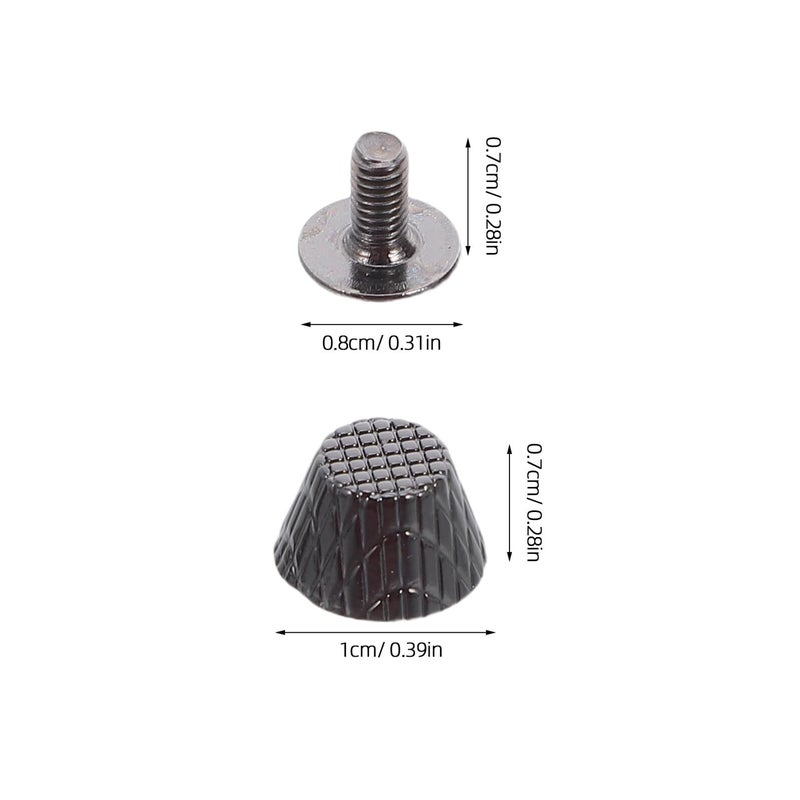 50pcs 10mm Alloy Round Bead Rivets For Leather Craft Bag Making DIY Hardware Accessories - Image 3