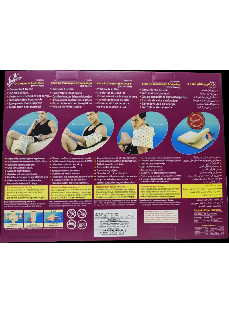 Flamingo Premium Orthopaedic Heat Belt  Large - Image 2