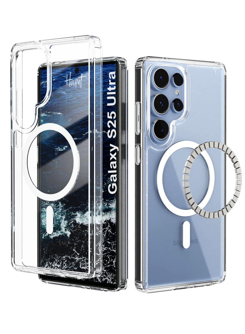DUSALA Samsung S25 Ultra Magsafe Case Cover Support Wireless Charging Shockproof Slim Fit Galaxy S25 Ultra Cover Lightweight Scratch-Resistant Protective Case for Samsung Galaxy S25 Ultra 6.8" Clear - Image 1