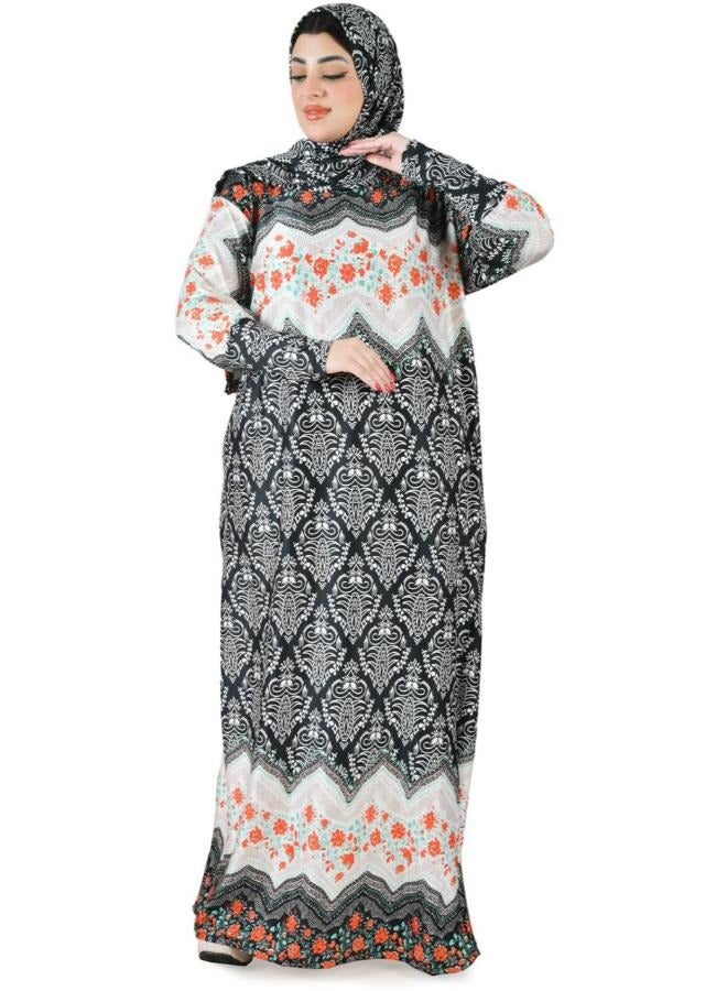 M&O Isdal abaya with long sleeves 