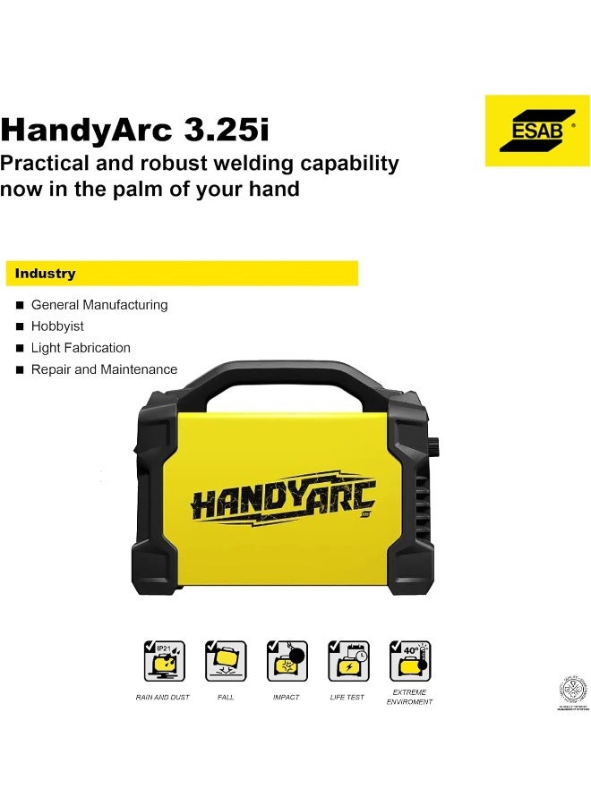 إساب آلة لحام Esab 734009 Handyarc 3.25I من Welders Zone - Image 5