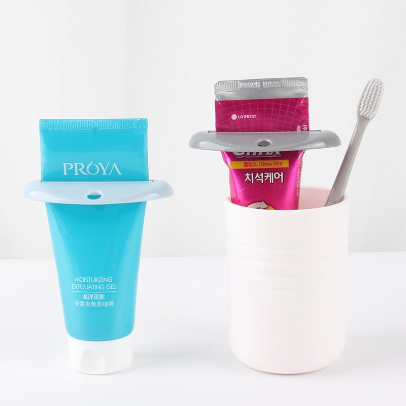 Creative Manual Toothpaste Squeezer 2-Pack Rice + Gray 