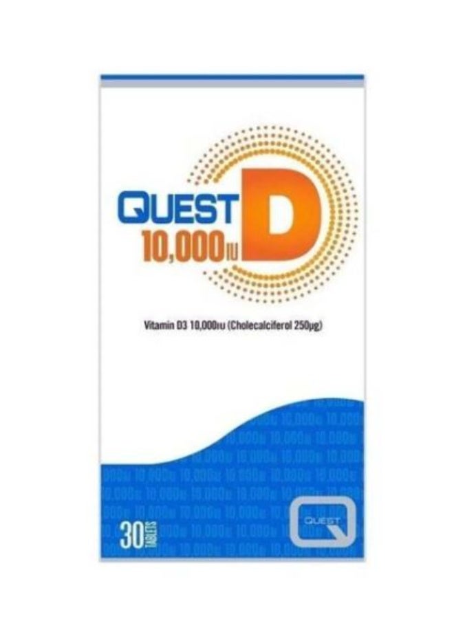 QUEST VITAMIN D3 10000 IU TAB 30S