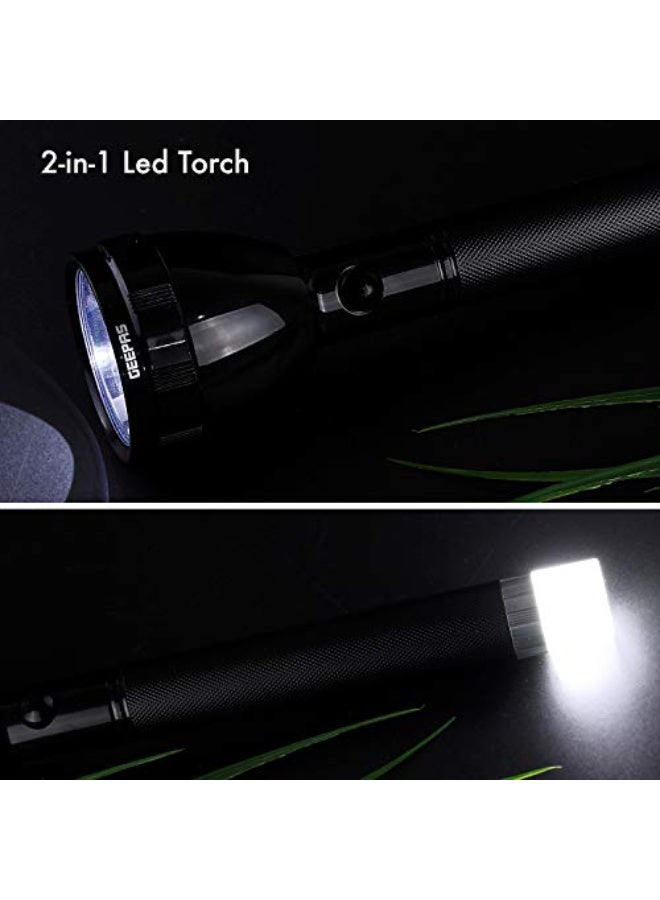 فلاش ضوئي LED قابل لإعادة الشحن GFL4687 - بطارية بسعة 2400 مللي أمبير تدوم 7 ساعات | فلاش ضوئي مريح في الجيب مدى بعيد | ضمان لمدة عامين - Image 4