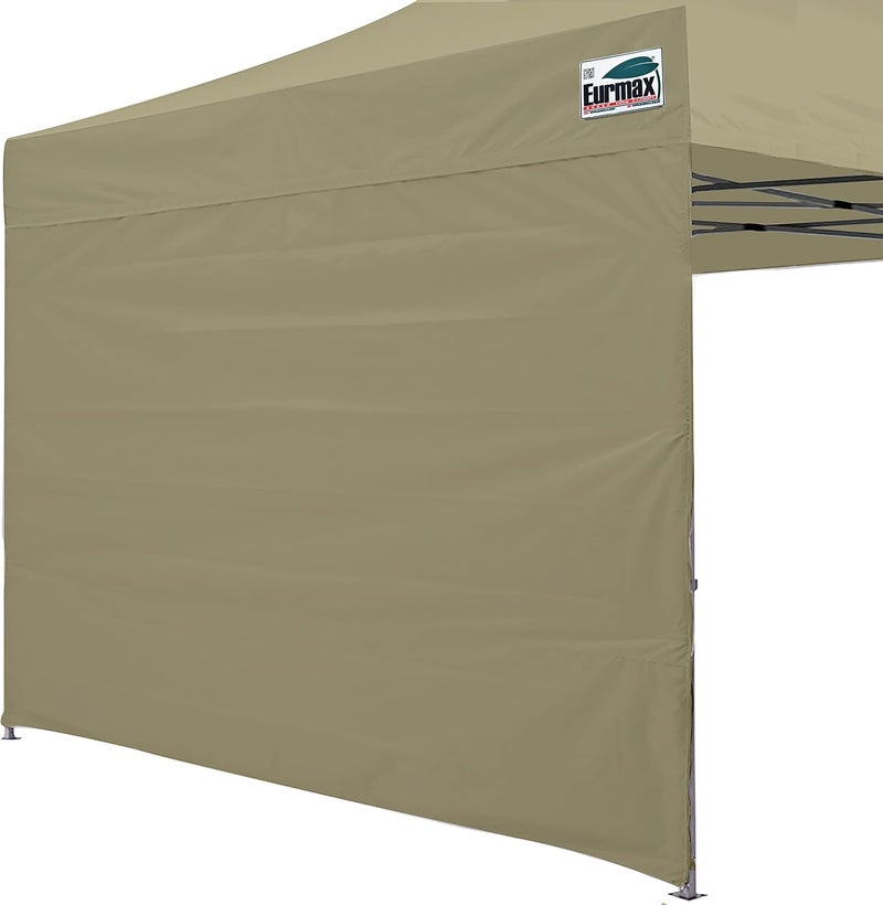Eurmax USA Instant SunWall Canopy Wall Sidewall (Khaki) - Image 1