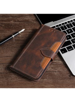 ماركة غير محددة ينطبق على حافظة جلدية للهاتف المحمول HuaweiY9A Y8S Creative Y6P حافظة للهاتف المحمول P Smart Plus حافظة واقية - اللون: بني - الموديل المطبق: For HuaweiY5 2019/Honor 8S/Honor 8s 2020  - Image 1