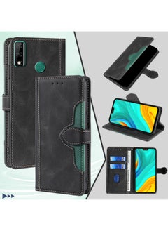 ماركة غير محددة ينطبق على حافظة جلدية للهاتف المحمول HuaweiY9A Y8S Creative Y6P حافظة للهاتف المحمول P Smart Plus حافظة واقية - اللون: بني - الموديل المطبق: For HuaweiY5 2019/Honor 8S/Honor 8s 2020  - Image 2