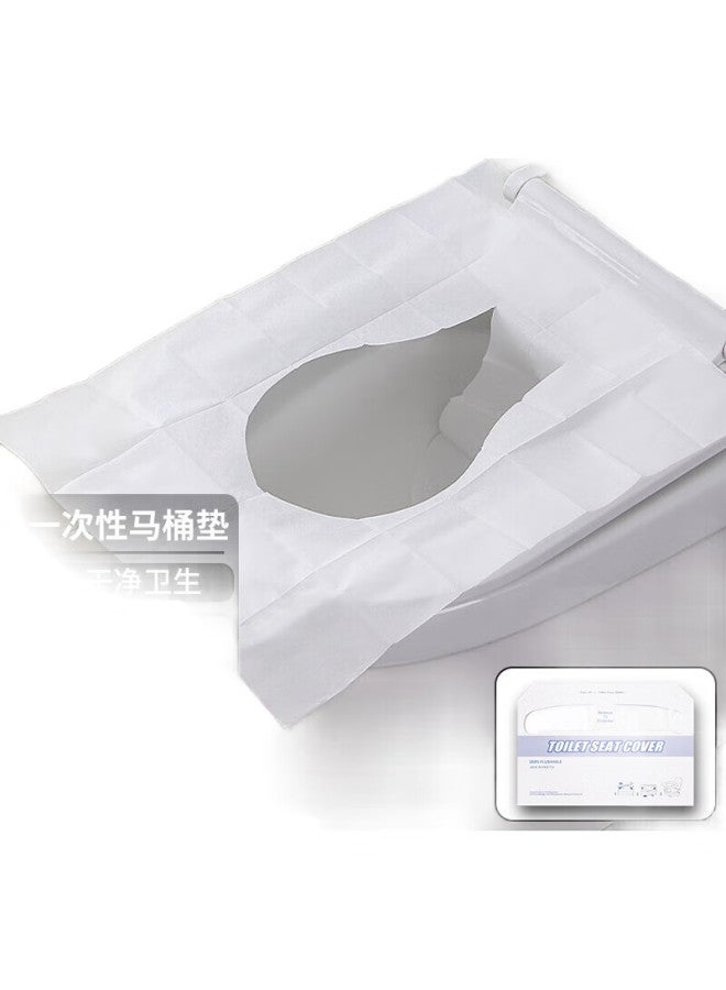 JAJALIN Disposable Toilet Seat Covers [250 Pieces], Dissolvable Toilet Seat Protectors, Waterproof Toilet Seat Covers For Hotels, Paper Toilet Seat Covers For Pregnant Women - Image 2