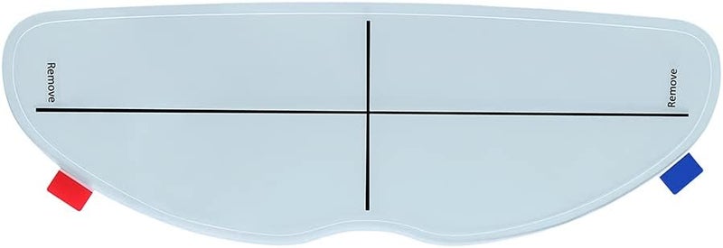 WeePro Photochromic Anti-Fog Helmet Visor Film,Auto Tint Transition Film for Motorcycle Helmet Visor from Clear to Tinted for Riding All Seasons Use,on Sunny or Cold or Cloudy Days(DARK) - Image 1