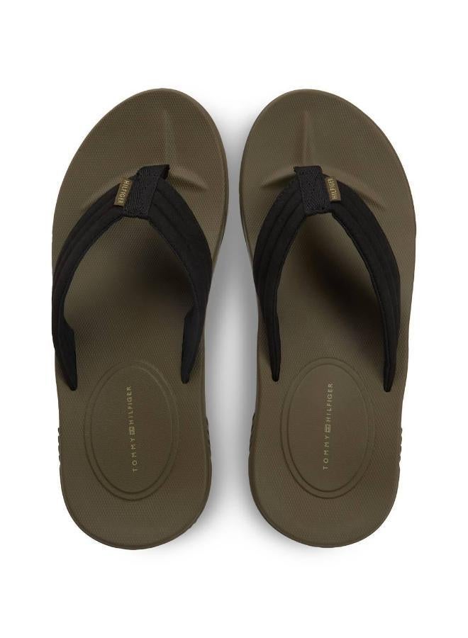 TOMMY HILFIGER Padded Strap Contoured Footbed Flip-Flops - Image 4
