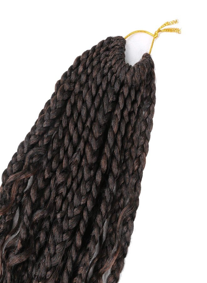 LMZIM 8 Pack Bohomian Box Braids Crochet Hair 12 Inch Crochet Box Braids Curly Ends Goddess Box Braids Crochet Hair Boho Box Braids Crochet Hair for Black Women Synthetic Hair Extensions T30 - Image 5