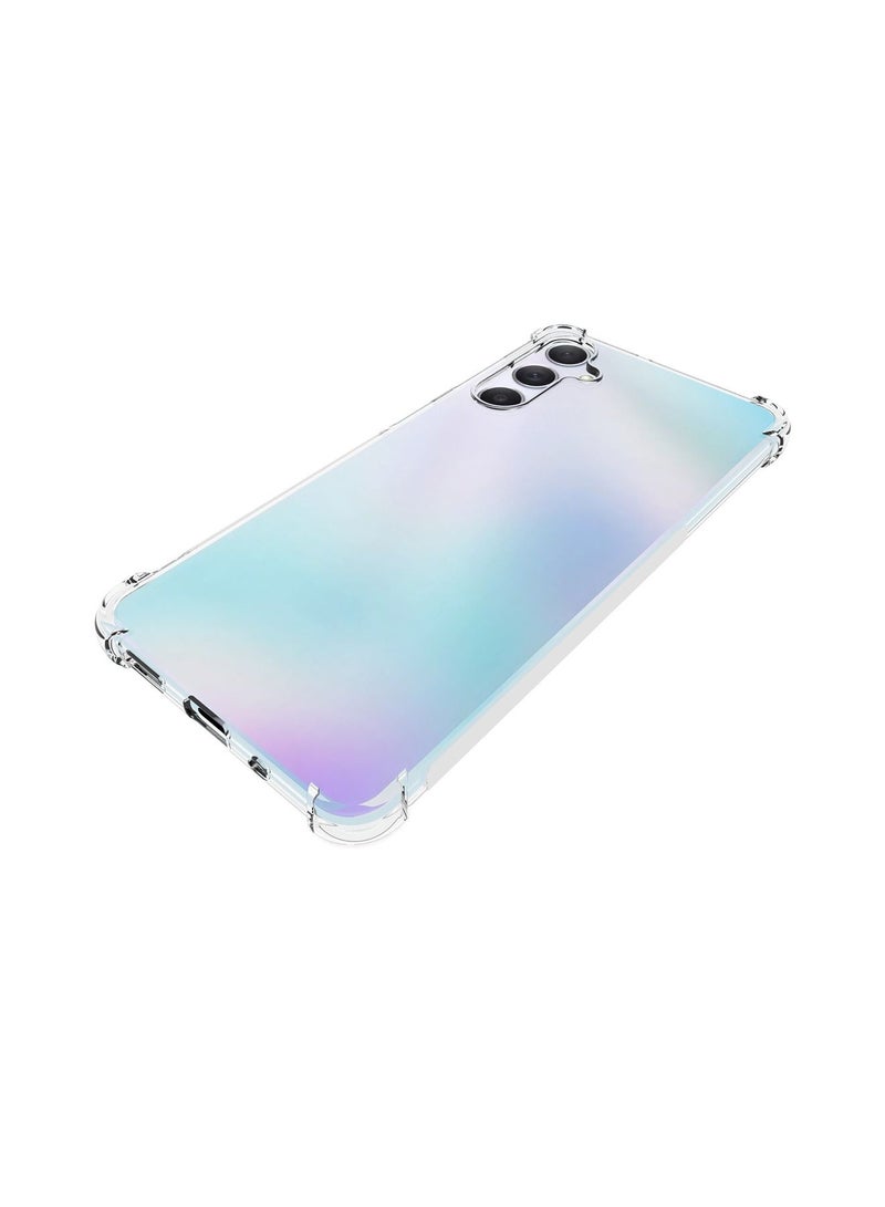 Samsung Galaxy M54 5G Clear Soft Transparent Silicone Clear Shock Absorbent Reinforced Corner Full Camera Protection Anti-Fingerprint Anti-Scratch Back Cover Mobile Cell Phone Protecto - Image 5