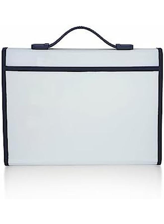 ماكسي ملف توسيع 13 شبكة مع مقبض أبيض 13 جيوب توسيع المجلدات المحمولة الأكورديون A4 منظم قابل للتوسيع - Image 3