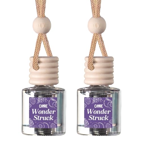 CE Craft Co Hanging Car Air Freshener Diffuser 2 Pack Long Lasting Fragrance Oil Car Freshener Glass Bottle Auto Air Freshener Made in USA Wonder Struck - Image 1