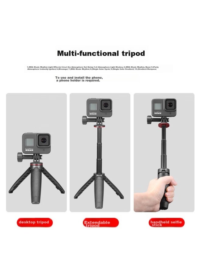 Ulanzi Mt-09 Dji Action 5 Pro 4 Tripod, Handheld Portable Selfie Stick, Insta360 Action Camera Extension Pole, Gopro 13 12 Bracket Accessories - Image 5