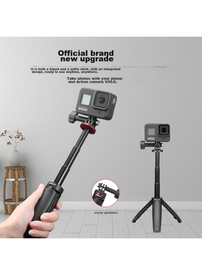 Ulanzi Mt-09 Dji Action 5 Pro 4 Tripod, Handheld Portable Selfie Stick, Insta360 Action Camera Extension Pole, Gopro 13 12 Bracket Accessories - Image 4