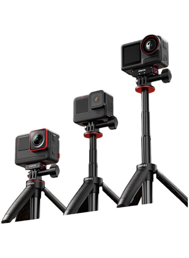Ulanzi Mt-09 Dji Action 5 Pro 4 Tripod, Handheld Portable Selfie Stick, Insta360 Action Camera Extension Pole, Gopro 13 12 Bracket Accessories - Image 2