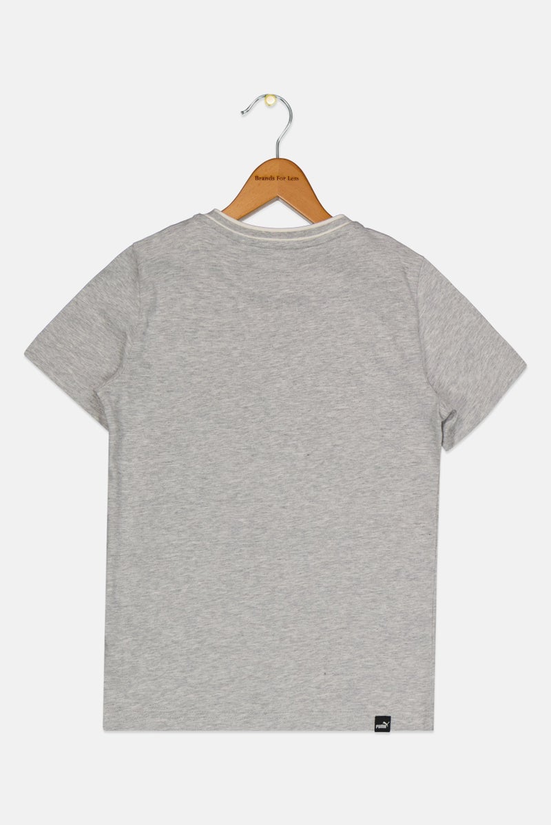 PUMA Kids Girl Short Sleeve Outdoor T Shirt, Grey - Image 2