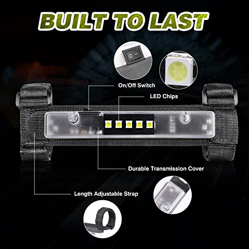 LTEODCHEW UTV Interior Dome Light, LTEODCHEW Universal Roll Bar Mount LED Light for UTV ATV Polaris RZR Can-Am Kawasaki Yamaha Pioneer Talon SXS Off Road - Image 5