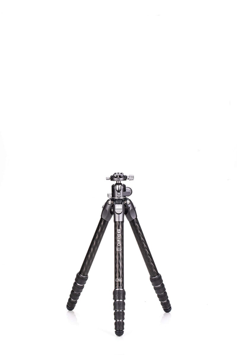 Benro Tortoise Columnless Carbon Fiber Three Series Tripod Kit with GX35 Ball Head