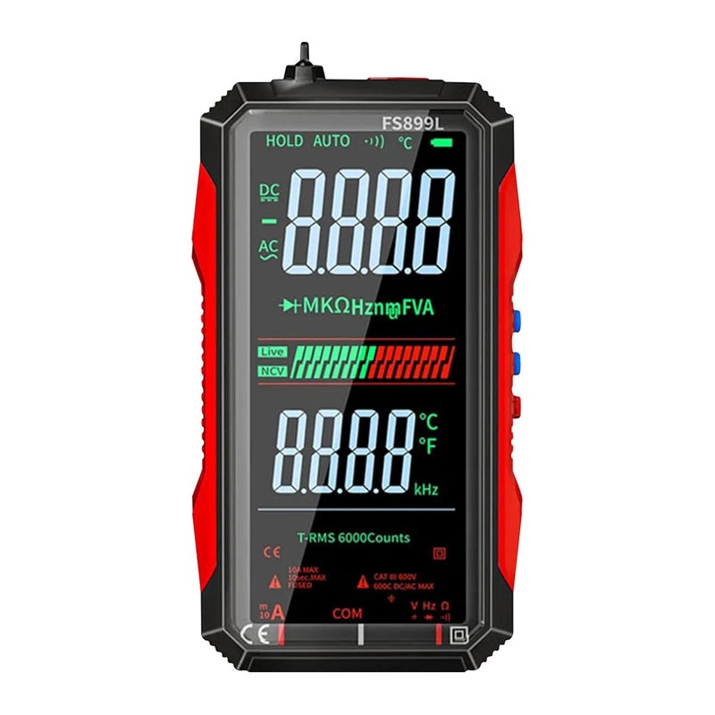 Digital Multimeter Auto Ranging NCV Function Color LCD Display Electrical Tool - Image 2