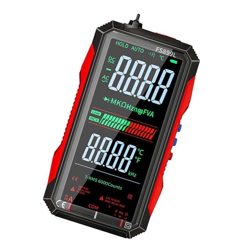 Digital Multimeter Auto Ranging NCV Function Color LCD Display Electrical Tool - Image 5