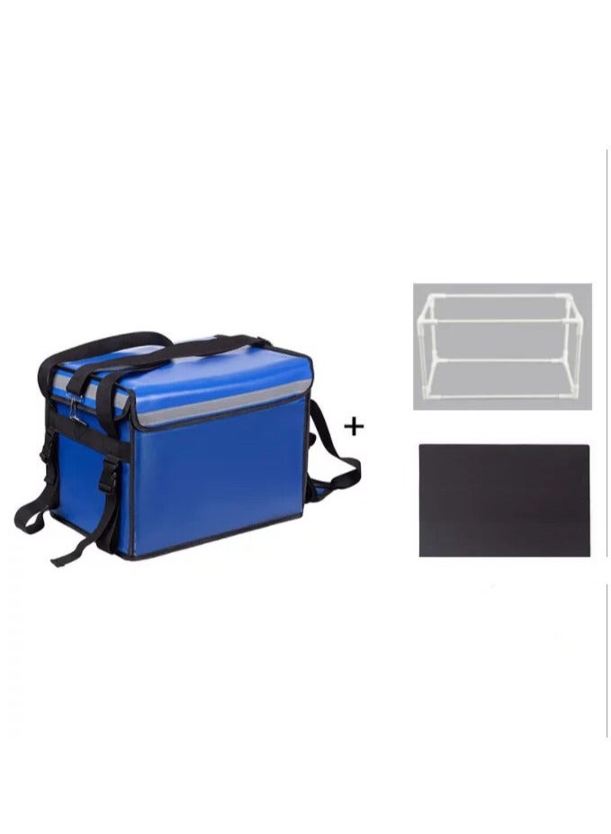Geneaire Courier Delivery Bag Large Capacity 48L Express Delivery Bag  Picnic Goods Storage Bag Blue - Image 3