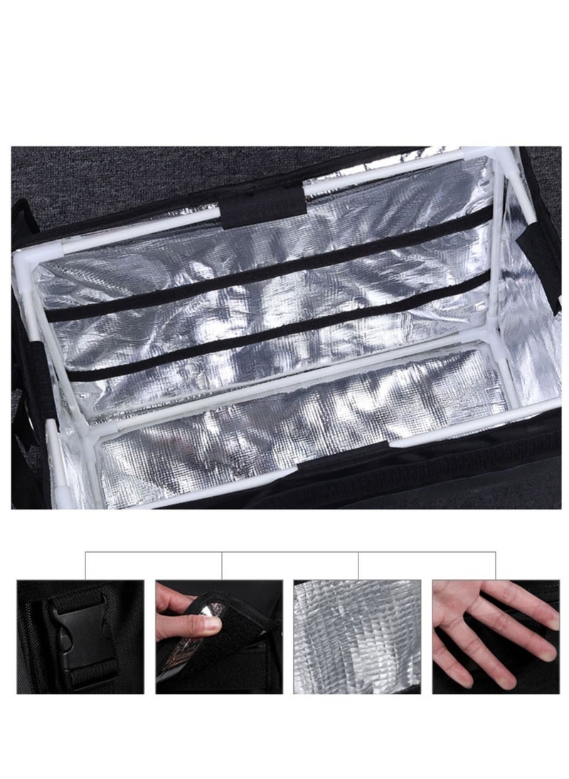 Geneaire Courier Delivery Bag Large Capacity 48L Express Delivery Bag  Picnic Goods Storage Bag Blue  - Image 4