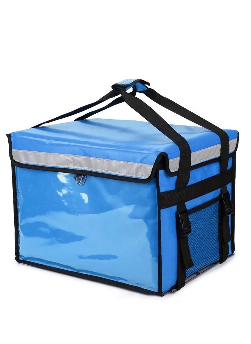 Geneaire Courier Delivery Bag Large Capacity 48L Express Delivery Bag  Picnic Goods Storage Bag Blue  - Image 1