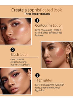 Face Concealer Blusher Highlighter Stick with Soft Cushion Applicator Smooth Natural Matte Finish Contour Blush Pen Waterproof Long lasting Body Face Makeup Pen - pzsku/Z9C2A7294800E948C78FAZ/45/_/1686323783/ac06c8ca-f6f3-4d81-8c7a-8a88c762dac2