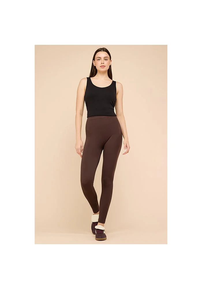 R&b Solid Leggings with Elastic Waist