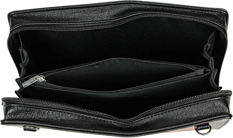 Things2Die4 Black Vinyl Edgar Allen Poe Stories & Poetry Book Handbag Novelty Clutch Purse Crossbody Bag - Image 5