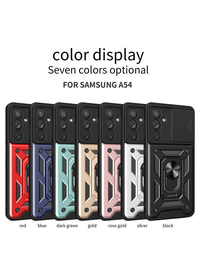 S-TOP Case For Samsung Galaxy A54 5G Sliding Camera Cover Design TPU+PC Phone Case - Image 2
