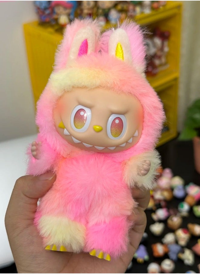 Generic - 1 PCS New Labubu 3.0 High energy ahead Plush Doll Keychain  Exciting Macaron Vinyl Face Series Figures Toy Adorable Lovely Personalized Doll（Blind box)） - Image 1