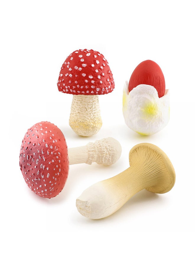 Generic - Simulation Fungus Mushroom Model Lentinus Edodes Long Skirt Bamboo Mushroom Poisonous Rope Umbrella Real Agaricus Mushroom Matsutake Amanita Mushroom Ornaments-Color:T15514 Slide Mushroom 18g - Image 1