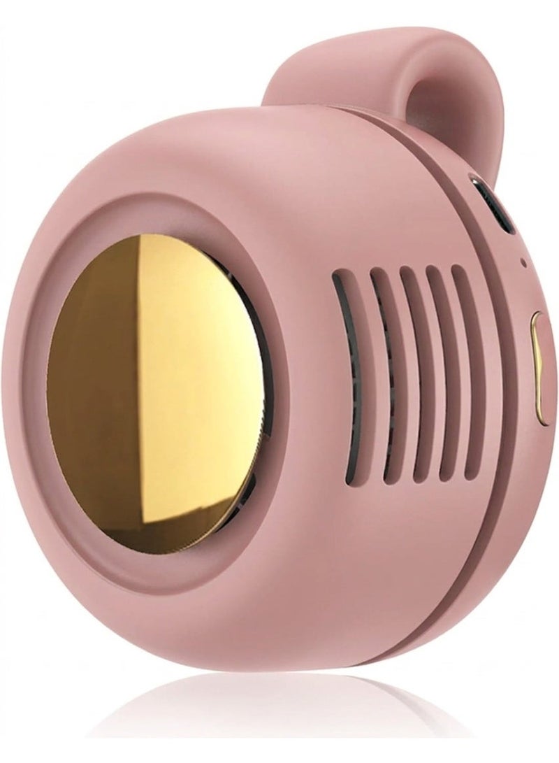 ألتيوس Alteus MF019 Mini Bladeless Clip-On Fan, 360° Rotatable, 3 Speeds, Long Battery Life, Ultra-Quiet 25dB, USB Rechargeable, Hands-Free Portable Personal Fan for Shirt, Waist, Bag (Pink) - Image 1