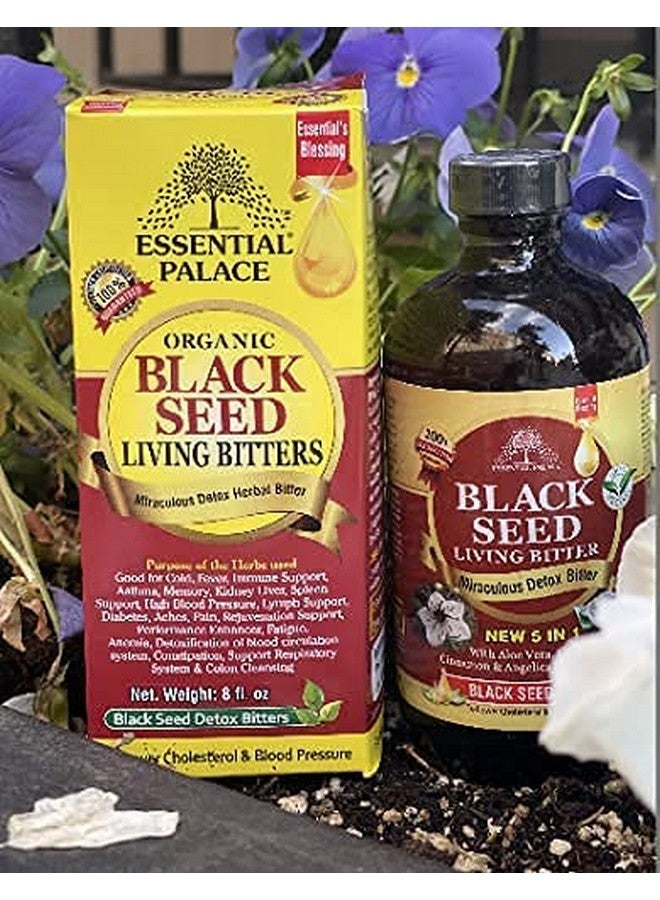Essential Palace Organic Black Seed Detox Living Bitters [8oz] - Image 1