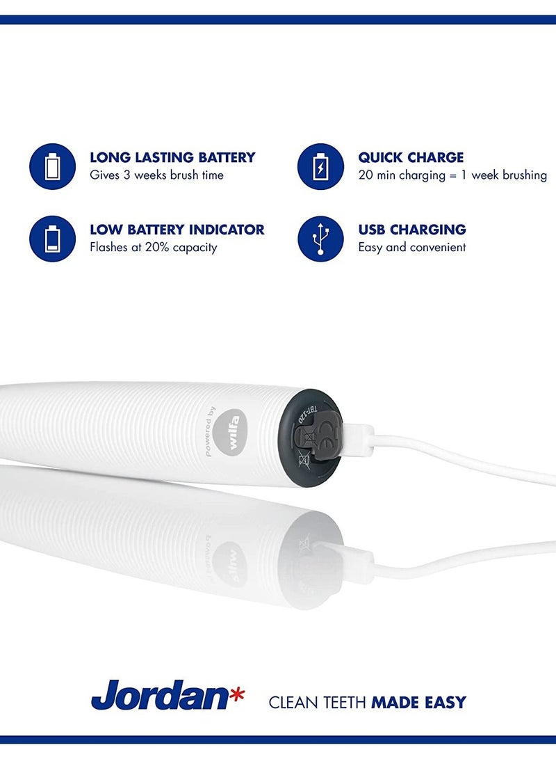 Jordan JORDAN Clean Smile Electric Toothbrush, Dark Grey - Image 4
