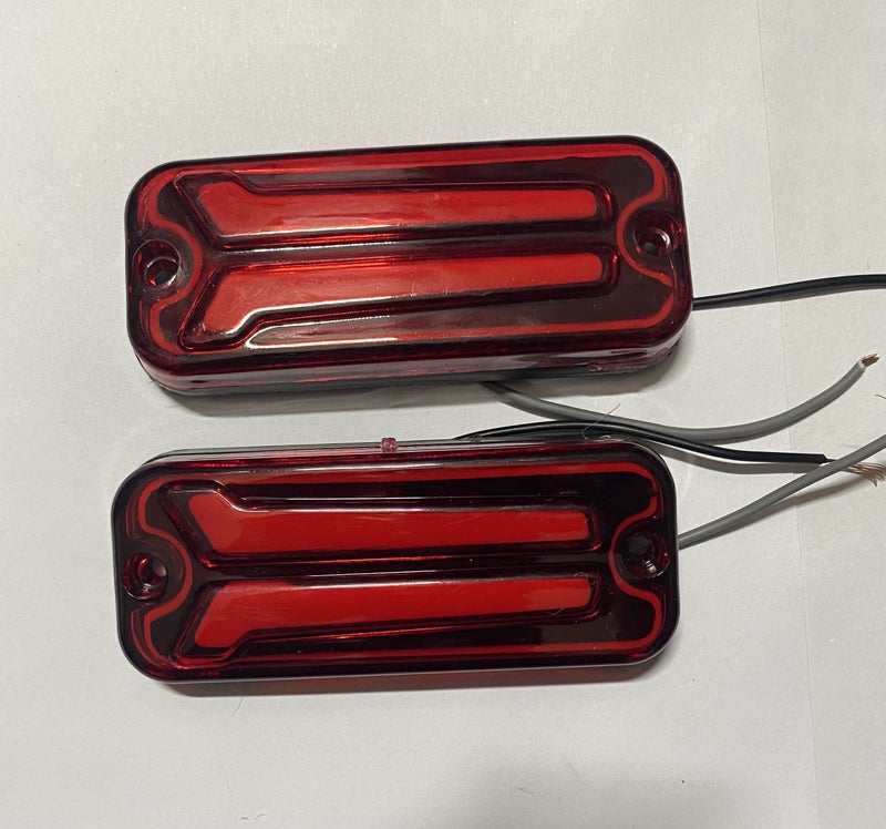 AUTO MT 2PC VAN TRUCK CAR BUS LED LIGHT SIDE PANEL INDICATOR FOR ALL VEHICHLE MARUTI MARUTI 800 ALTO VAN BUS HOCKEY INDICATOR TRUCK MARUTI GYPSY KING (HOCKEY INDICATOR 2PC RED) - Image 3