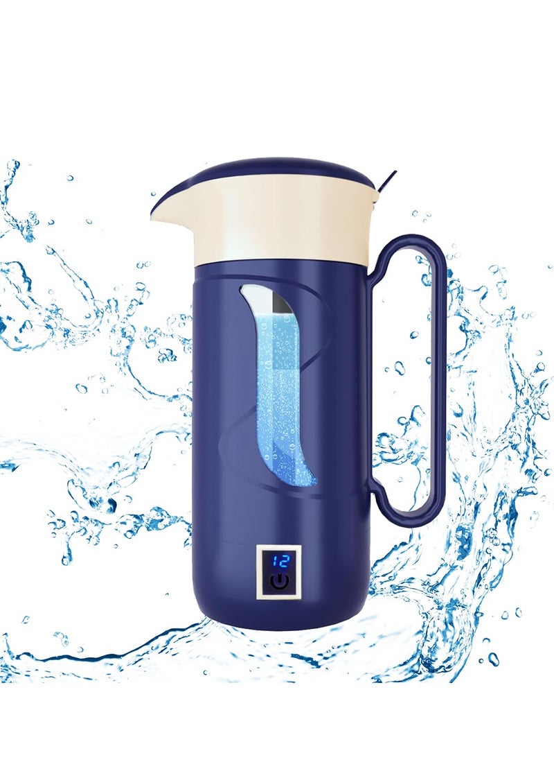 Excefore - 1.5L Hydrogen Water Bottle Generator, Hydrogen Rich Water Machine, SPE PEM Technolog Constant Temperature Heating Hydrogen Generator Water Kettle Pitcher, Make Clean Water for Home - Image 1