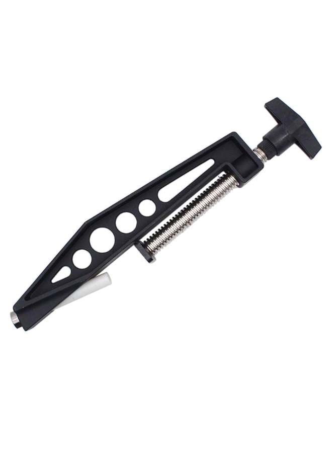 NIBEMINENT Pocket Hole Clamps Drilling Jig Joint Fixed Clamp For Woodworking Black/Silver  - Image 1