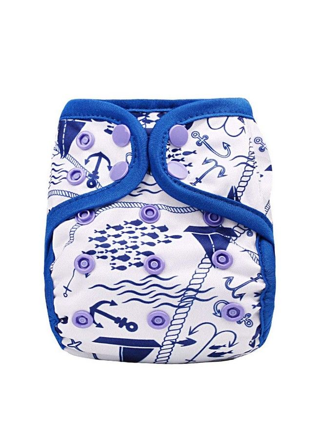 OsoCozy Newborn Reusable Cloth Diaper Covers Adjustable Snap Fit & Double Leg Gussets For Baby Boys & Girls From 612 Pounds. Use With Prefold Flat Or Fitted Cloth Diapers Or Snapin Inserts - Image 2