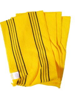 Moroccan Oil Moroccan Oil Korean Bath Gloves – Exfoliating Yellow Glove for Skin Renewal, Silk-Towel Composite, Water-Activated for Deep Cleansing  - Image 2