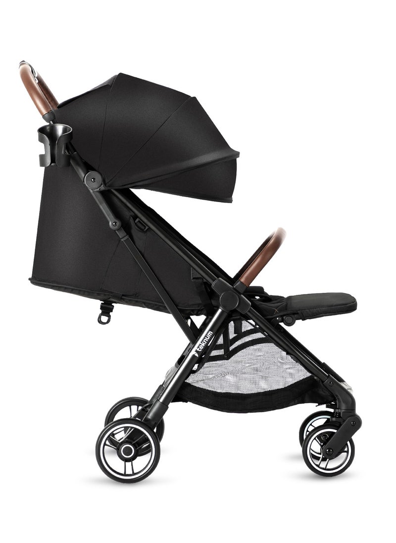TEKNUM - Travel Explorer 2 Autofold Stroller, Suitable From New-Born To 36 Months - Black - Image 1