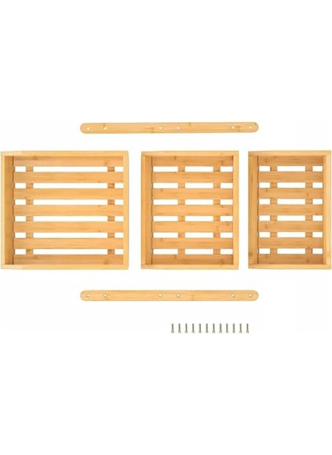 TRASSLE Fruit Basket For Kitchen- Bamboo Fruit and Vegetable Storage Bowl Stand For Kitchen Countertop, Produce Basket Fruit Holder for Potato, Onion, Bread, Snack Storage  - Image 5