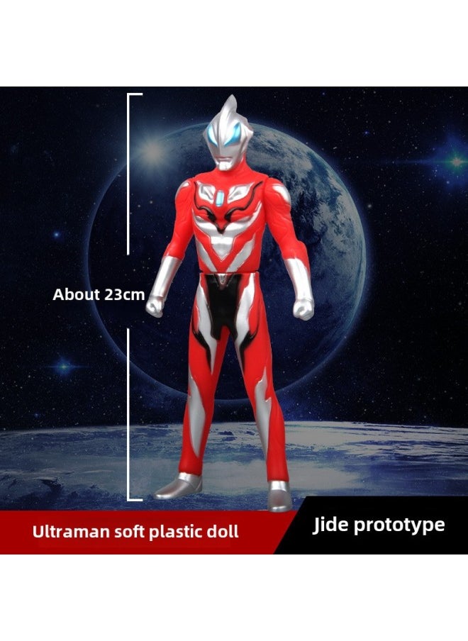 null - 23cm Children's Soft Rubber Toy Multi-style Ultraman Degas Boy's Birthday Gift Sailor Toy Soft Rubber Doll-Color:16.jide - Image 1
