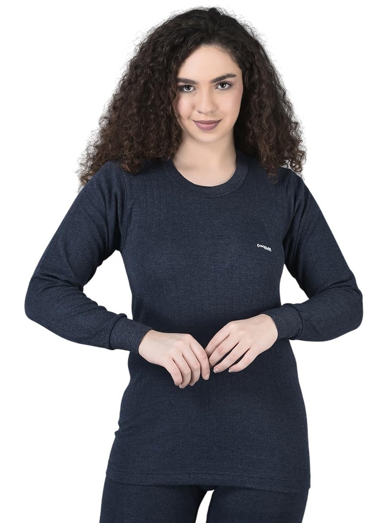 Dollar Wintercare Ladies Thermal RN Vest Black - Image 1