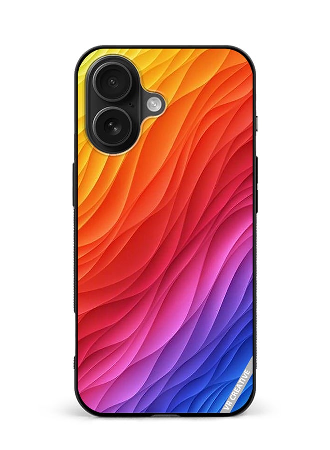 VR CREATIVE Protective Case Cover For Apple iPhone 16 Plus Layers Design Multicolour