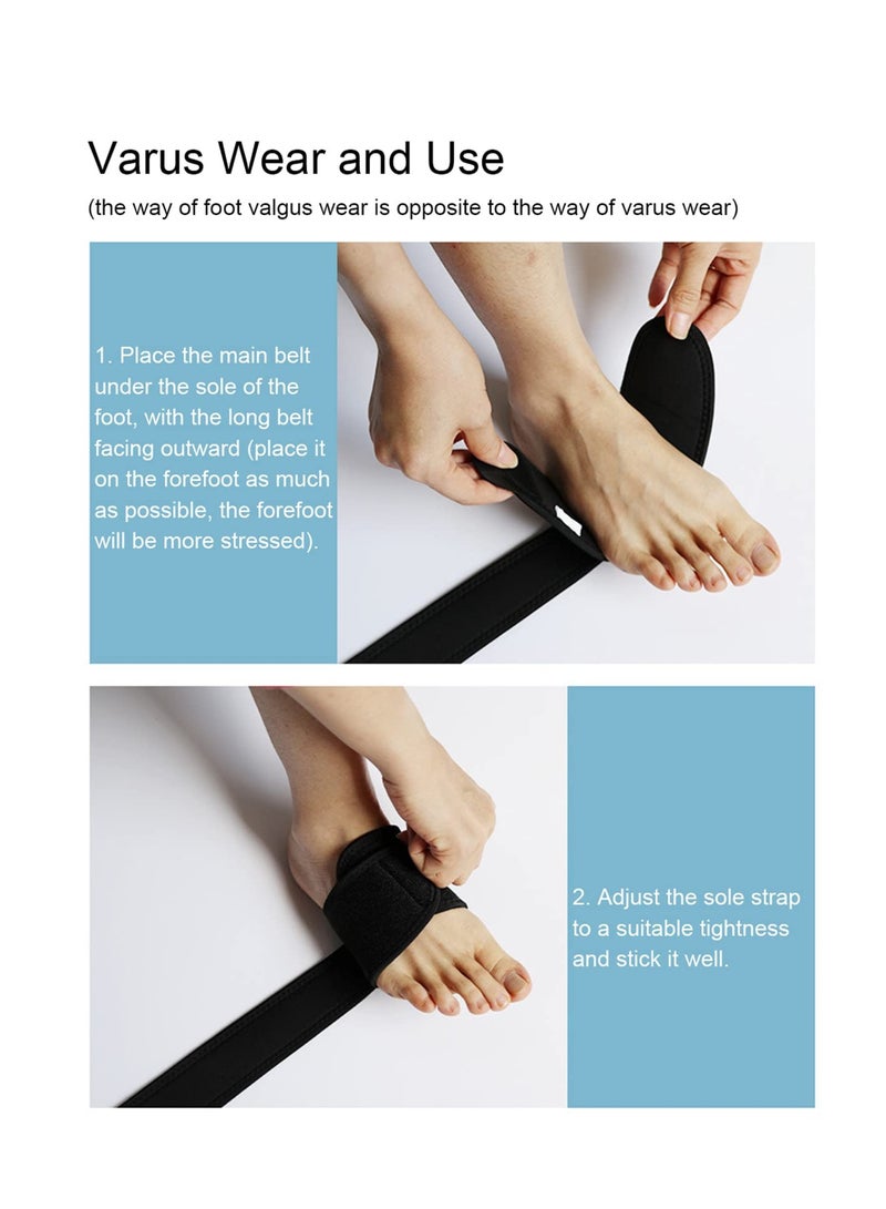 Excefore دعامة تقويمية لتدلي القدم، دعامة مرنة احترافية لتدلي القدم لتقوس القدم (يسار) - Image 4