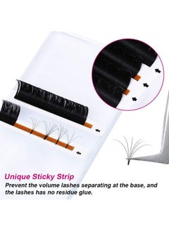 FADLASH Lash Extension Supplies Volume Eyelash Extensions 0.07 D Curl 9mm Easy Fanning Volume Lashes FADLASH Self Fanning Lashes (0.07-D, 9mm)  - Image 4